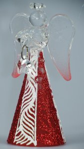 Little Crystal Angel Hand Decorated # 129