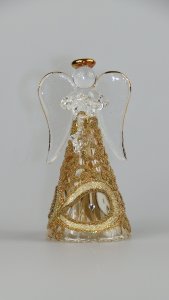 Little Crystal Angel Hand Decorated # 03