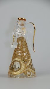 Little Crystal Angel Hand Decorated # 03