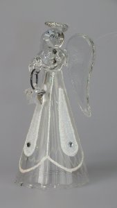 Little Crystal Angel Hand Decorated # 53