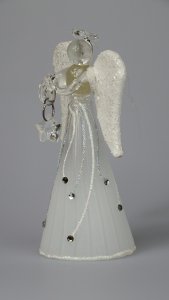 Little Crystal Angel Hand Decorated # 116