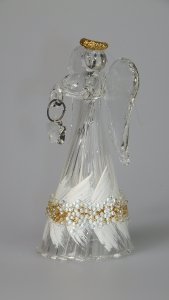 Little Crystal Angel Hand Decorated # 35