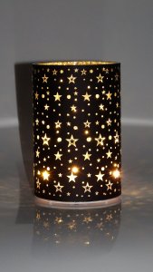 LED Black Cylinder