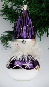 Doll with Hat Snowflakes