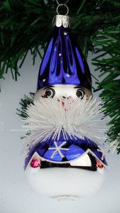 Doll with Hat Snowflakes