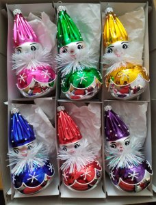 Doll with Hat Snowflakes