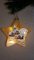 Christmas Decorated Hand Painted and LED illuminated Star Gold Class 01