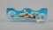 Christmas Hand Painted Glass Tube for 2 Tealights Turquoise Class 01