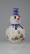 Snowman Tealight Holder - Blue