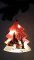 Christmas Decorated Hand Painted and LED illuminated Christmas Tree Red Class 01